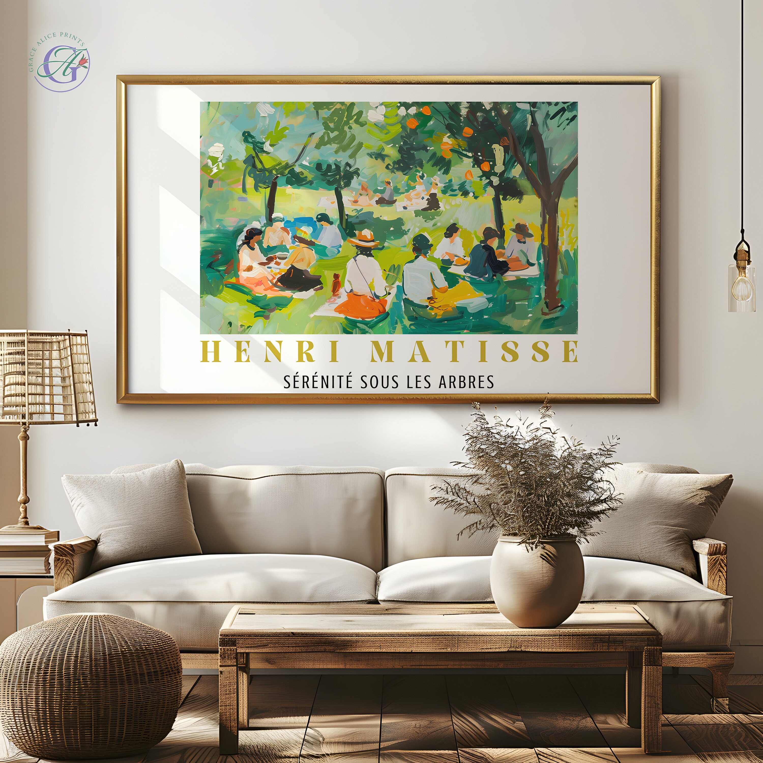 Matisse Picnic Print: Fauvism Modern Art Poster (digital Download
