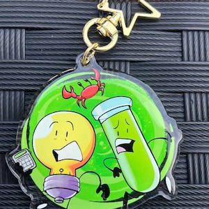Inanimate Insanity Alternative Realität zeigen Glühbirne und Reagenzglas Acrylanhänger