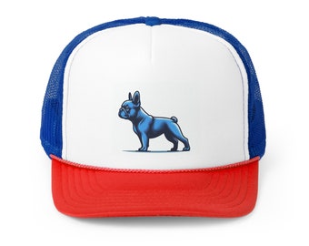 Custom French Bulldog Trucker Hat, Frenchie Hat, French Bulldog, French Bulldogs, Frenchie Owners, Dog Lovers, Pet Lovers,