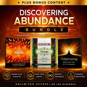 Discovering Abundance Bundle | Generating Change, Outpicturing & Guided Meditations | Digital Download | Joe Dispenza | English