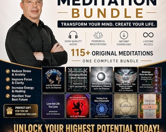 Complete Joe Dispenza Meditation Collection | 115+ Guided Meditations | Digital Download | 2012 - 2025