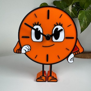 Reloj Miss Minutes / Decoración 3D TVA para escritorio o pared, regalo para fans de Loki de Marvel