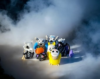 Figurki Pokemon na Halloween – zestaw mini figurek lub pojedyncze