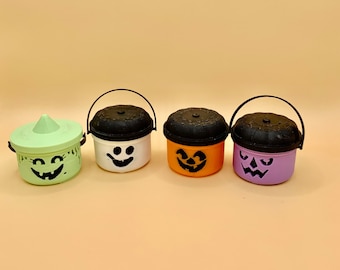 Mini McDonalds Halloween Buckets with Snap-On Lids - 3D Printed Nostalgic Decor for Trick-or-Treat Fun