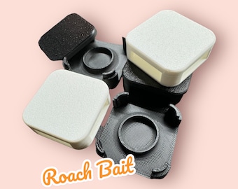 Eco-Friendly Roach Bait Station 4-Pack - Durable Pest Control Traps, Safe & Effective Insect Killer, Indoor/Outdoor Use, Made in USA