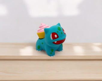 Cupcake Bulbasaur Fidget Clicker – zabawka Pokémon drukowana w 3D