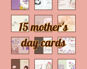 Cherish Mom with our Printable Mother's Day Card - Unique Designs for Every Special Mom, gift for her, mother's day gift ideas, Download