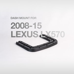 Lexus LX570 Dash Mount (2008–2015) – OEM Style Accessory Rail, Phone Holder, Overland Interior Mod, 3D Printed SUV Mount