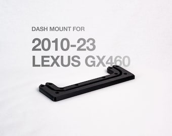 Lexus GX460 Dash Mount (2010-2023): OEM Style Accessory Rail, Overland Phone and GPS Holder
