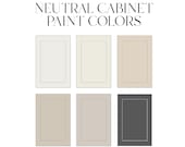 Neutral Cabinet Paint Colors | Interior Paint Colors | Sherwin Williams | Kitchen Design | Kitchen Paint Colors | Kitchen Paint Palette