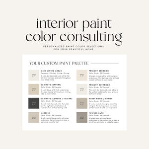 Interior Paint Color Selections | Whole House Paint Color | Paint Color Palette | Whole House Paint Palette | Whole House Color Scheme