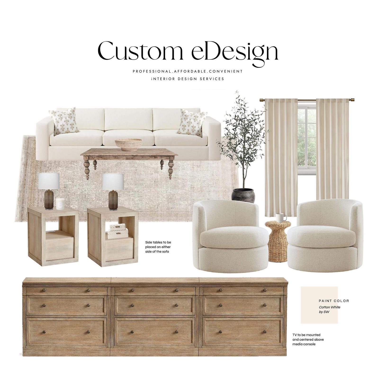 Custom Edesign Package : Interior Design Service | Decorating | Floor ...