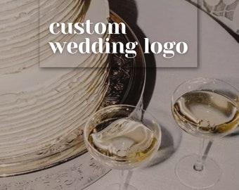 Custom Modern Wedding Logo Design