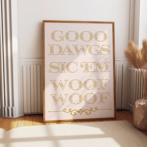 Athens GA art print, Athens Wall Art, College Poster, University of Georgia, UGA Dawgs Poster, University of Georgia Art, Loveshack Fancy