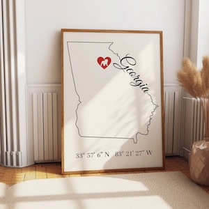 Athens GA art print, Athens Wall Art, College Poster, University of Georgia, UGA Dawgs Poster, University of Georgia Art, Dorm Wall Decor
