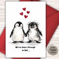 Funny Love Card for Long Term Relationship – We’ve Been Through a Lot – Printable Anniversary or Valentine Card for Husband or Wife