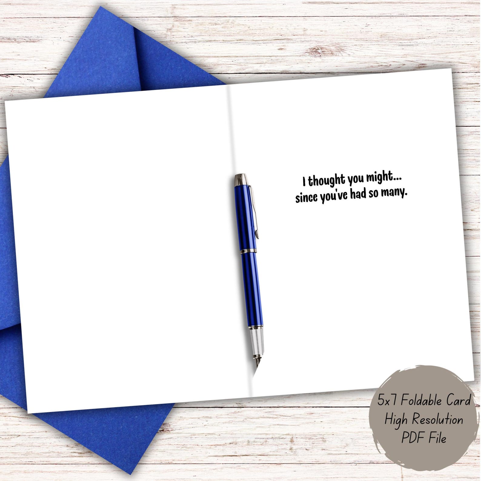 Funny Cat Birthday Card – Sarcastic Humor Card for Friend or ...