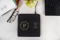 Personalized Charging Mat, Custom Leather Charging Station, Wireless Phone Charger, Charging Pad Gift,  Coworker Gift,Office Gifts Christmas