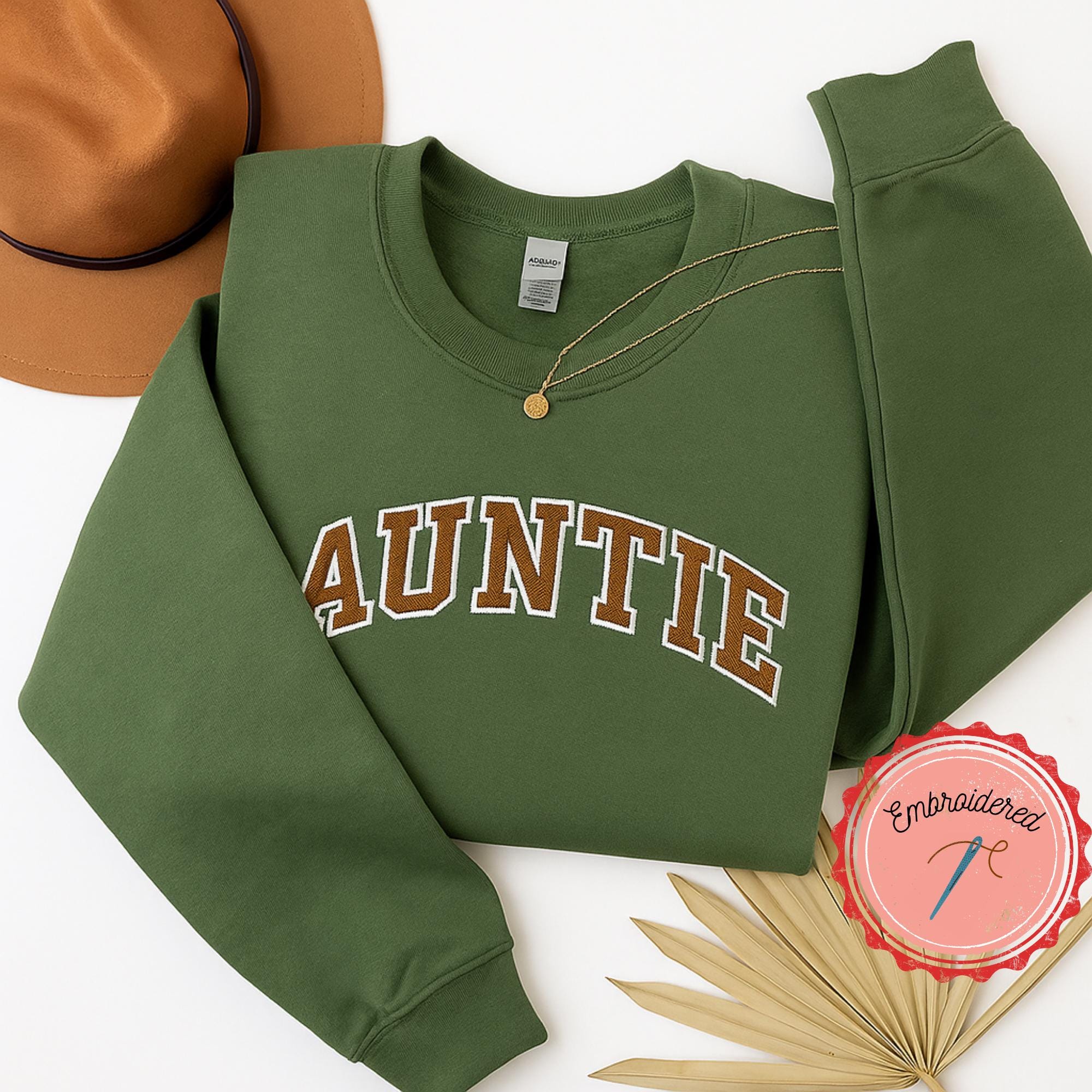 Custom Embroidered Sweatshirt, Personalized Crewneck, Custom Text Varsity Sweater, Custom Embroidery,Embroidered Text Crewneck, Gift for Her