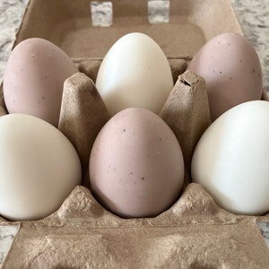 Egg Soap, Goat Milk Soap, Egg Carton Half Dozen, Spring Gift, Easter Gift, Soap Set, Farmhouse Gift