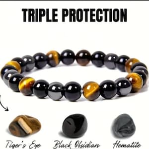 Triple Protection Bracelet For Men