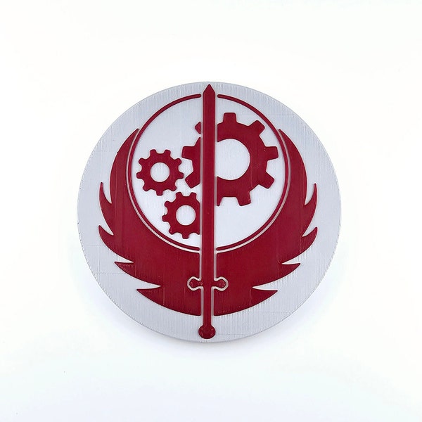 FALLOUT Brotherhood of Steel Emblem Fridge 5" Magnet - 3D Printed
