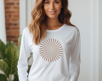 Spiral Portal Shirt: Unisex Cotton Transformation Tee