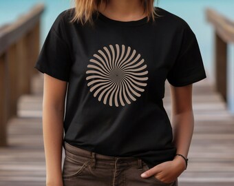 Spiral Portal T-shirt: Unisex bomullsblandad t-shirt