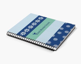 Kind Words Count, Lined Spiral Notebook