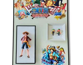 3D One Piece Grand Arena Tour Anime Wall Art Poster