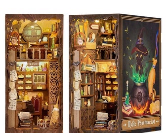 Book Nook - Magic Pharmacist (Pre-Built or DIY, both options available)