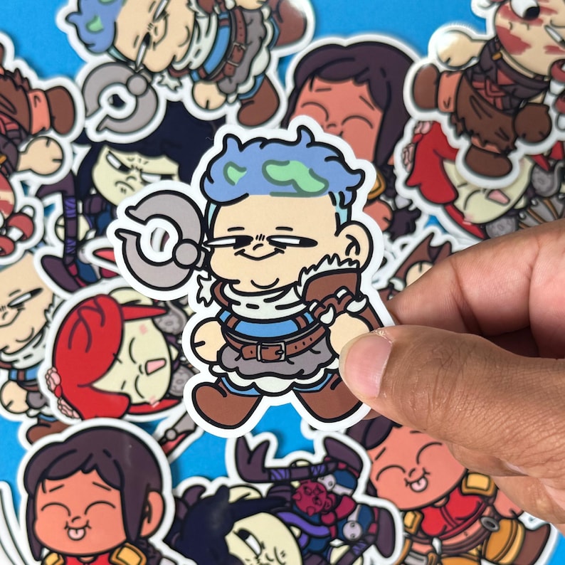 Sticker Commande Chibi Commander Cuties Sticker Pack: Magic the Gathering Inspired Vinyl ...