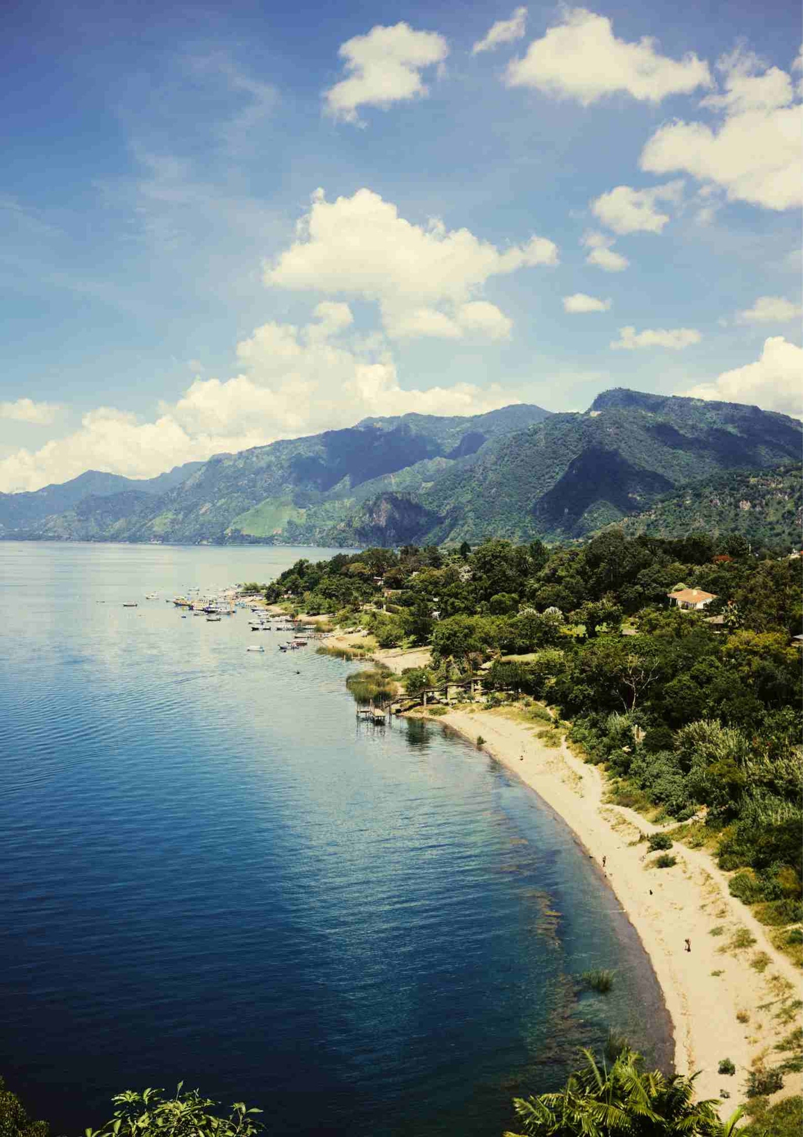 Nature Landscape Photography for Wall Decor Lake Atitlán, Guatemala