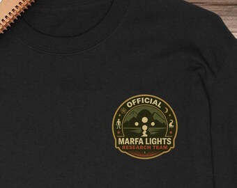 Marfa Lights Graphic Tee: Texas Mystery, UFO & Paranormal Design