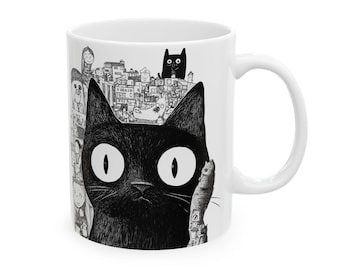 Studio Ghibli Montage Mug: Anime Lover Coffee Cup