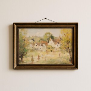 Vintage English Countryside Wall Art |  Autumn Wall Art | Farmhouse Fall Home Decor | Aesthetic Room Decor | Rustic Wall Art | DOWNLOAD
