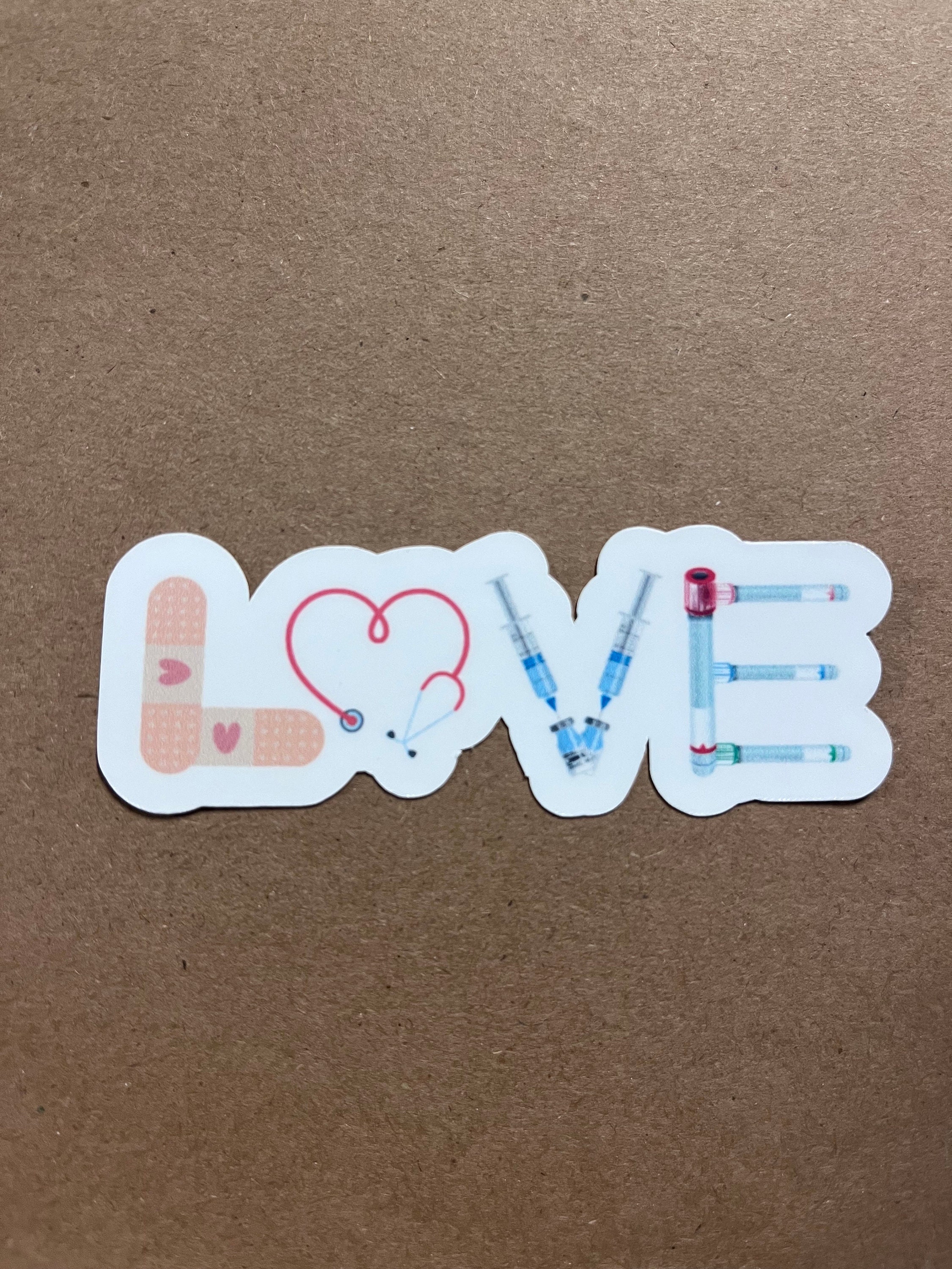 LOVE Still-Vinyl-Aufkleber | Krankenschwester Aufkleber | Stillaufkleber | Krankenschwester Aufkleber | RN | LP | Gesundheitswissenschaftliche Aufkleber