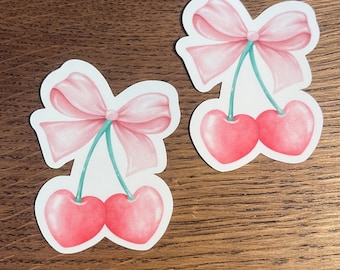 Pegatina de vinilo con lazos de cereza de amor para libros/Lector de obscenidades/Regalo para lectores/Pegatina para amantes de los libros/Lector de libros/Pegatina para Kindle