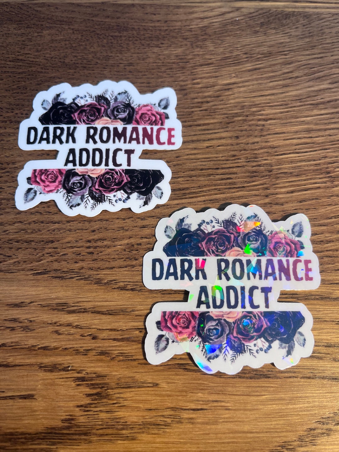 Dark Romance Addict Vinyl Book Sticker | Smut Reader | Gift for Reader ...