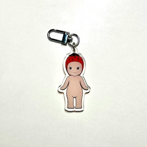 Strawberry Sonny Angel Keychain