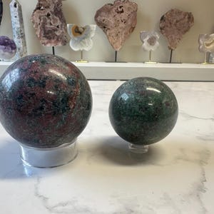 Ruby Kyanite Sphere uv REACTIVE YOU CHOOSE
