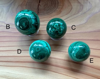 Malachite sphere