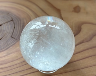 Stunning Flashy Optical Calcite Spheres with Lots of Rainbows!