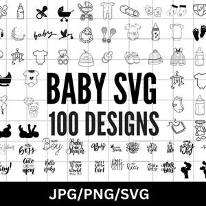 Baby SVG Bundle, Baby Shower SVG, Newborn SVG Bundle, Baby Quote Bundle, Cute Baby Saying svg, Funny Baby svg, Baby Boy Girl Svg, Png