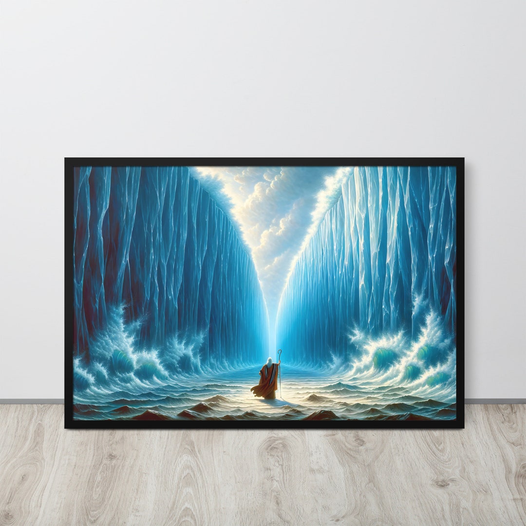 Moses and the Red Sea | Moses Miracle | Parting Waters Art | Exodus