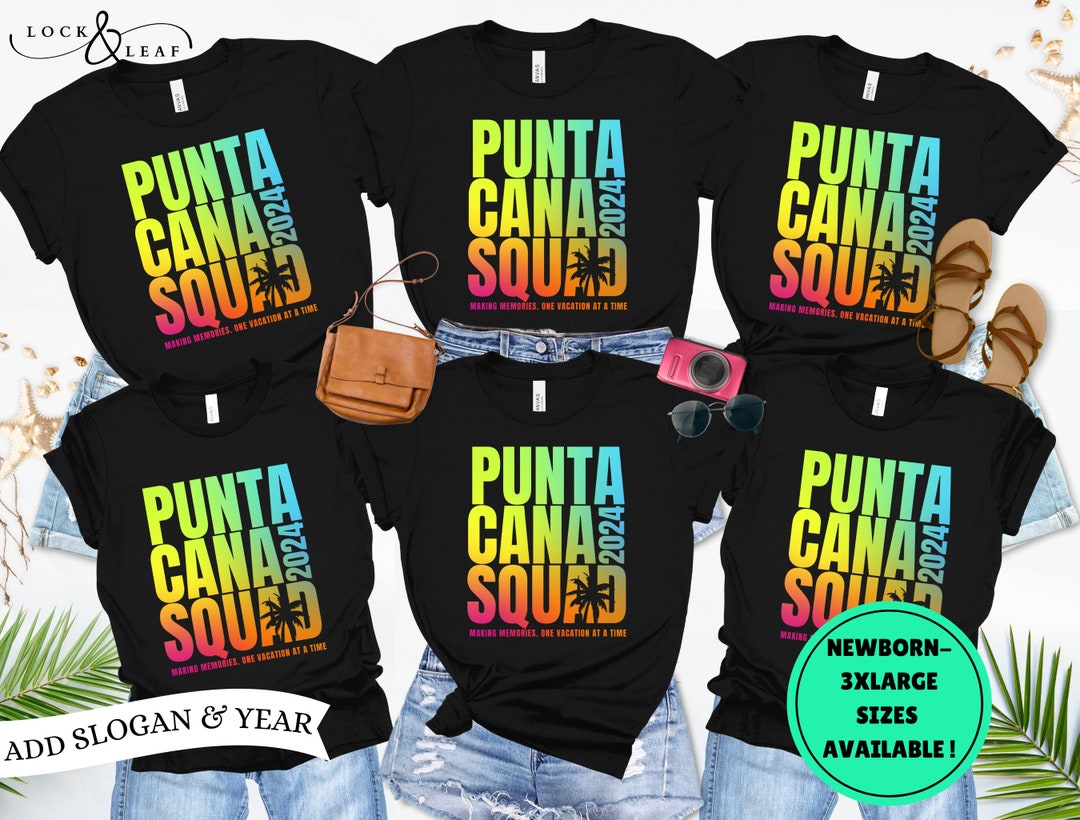 Punta Cana Group Vacation Shirts, Family Vacation Shirts, Punta Cana ...