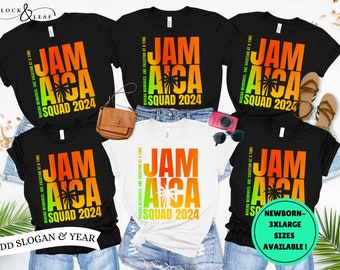 Jamaica group trip shirts, Jamaica trip squad tshirts, Making memories together, Matching family trip shirts, Jamaica girls group trip,