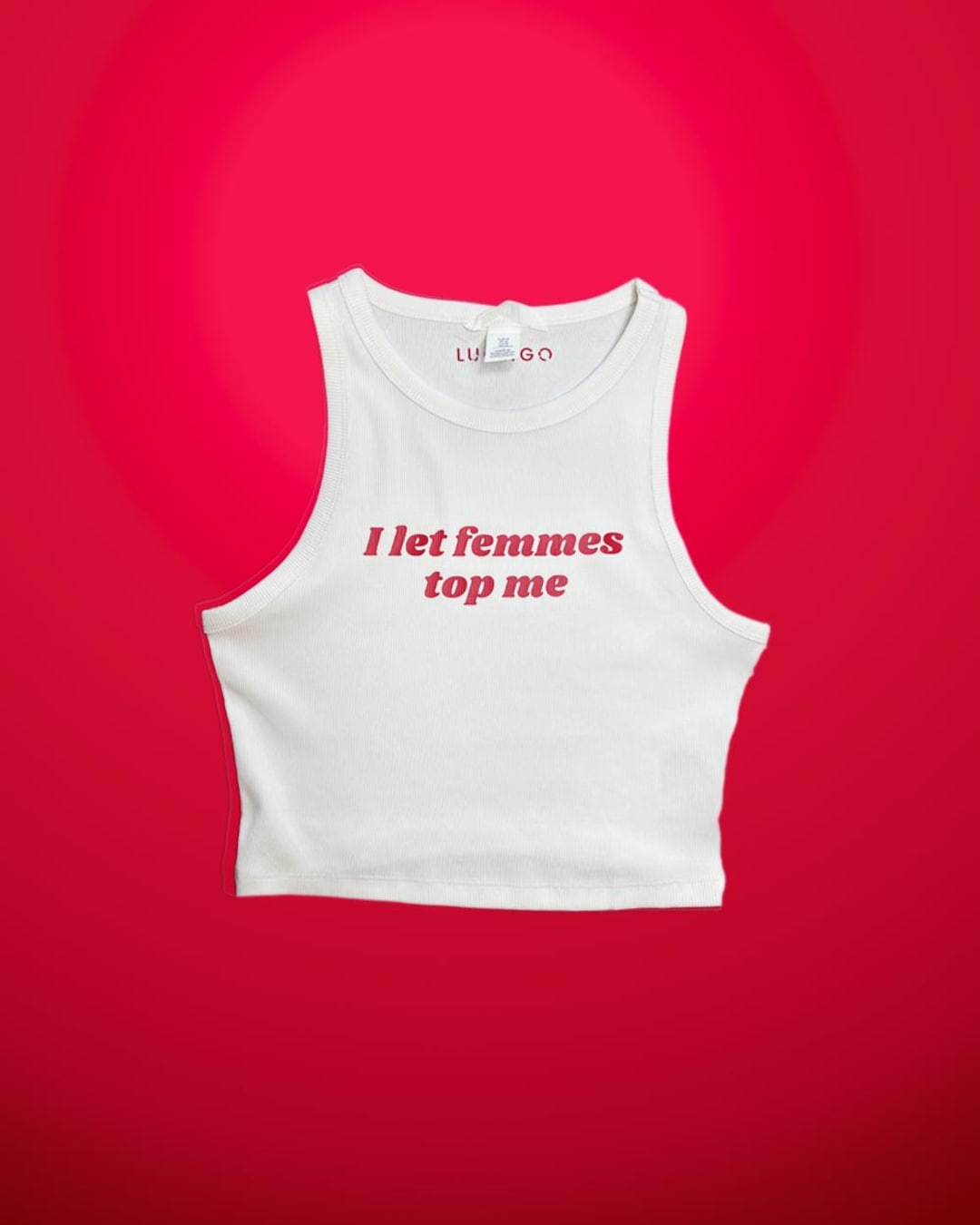 Top Me I Let Femmes Top Me- T-shirt - Croptop - Etsy