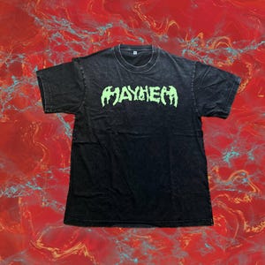 MAYHEM - Oversized T-shirt Glow in the dark fan merch