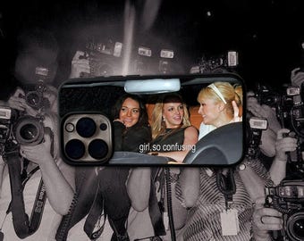 Britney, Lindsay, Paris girl confondono - Custodia per iPhone y2k